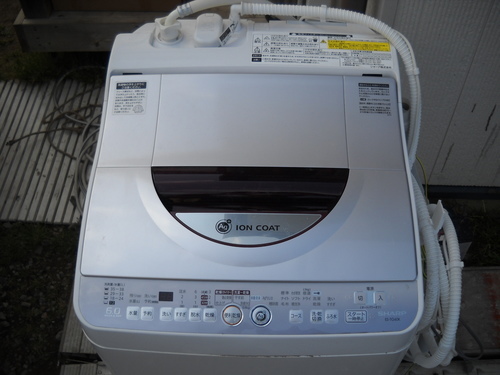 シャープ　電気洗濯乾燥機　６キロ　ES-TG60K