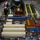 ASUS LGA775マザーボード 中古 動作品　CPU&メモリ...