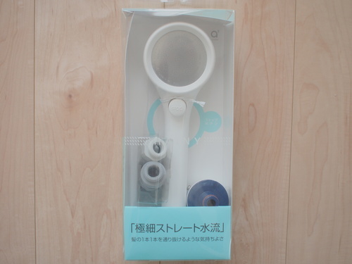 【終了】★最終値下げ★ 節水シャワーヘッド RAINY レイニー ストップボタン付き ホワイト