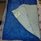 寝袋　　サイズ75×190(青)　　使用5回程度