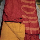 寝袋　　サイズ80×190(赤)　　使用5回程度