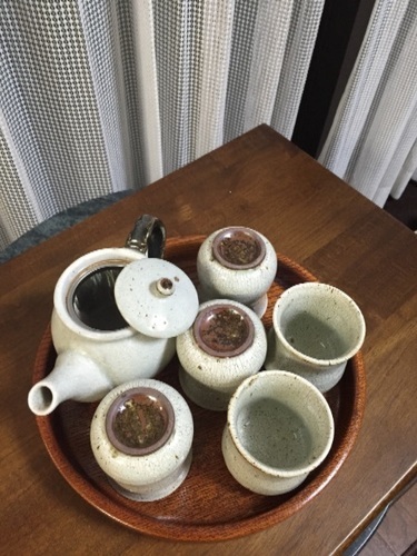 急須湯呑みセットとお盆
