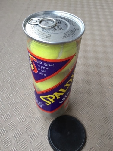 Spalding硬式テニスボール3個缶入り Woodlife 狛江のテニスの中古あげます 譲ります ジモティーで不用品の処分