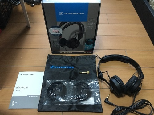 ゼンハイザー ヘッドホン  HD25-1ll 美品  発送も可
