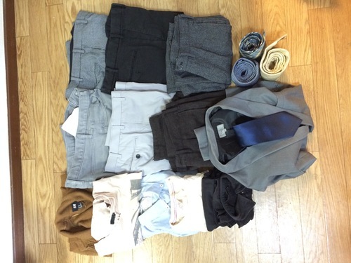 代お洒落男子のメンズ服セット キレイめファッション12点 ネクタイ18点 計30点セット Rio プロフ見てね 千歳烏山のパンツ メンズ の中古 古着あげます 譲ります ジモティーで不用品の処分