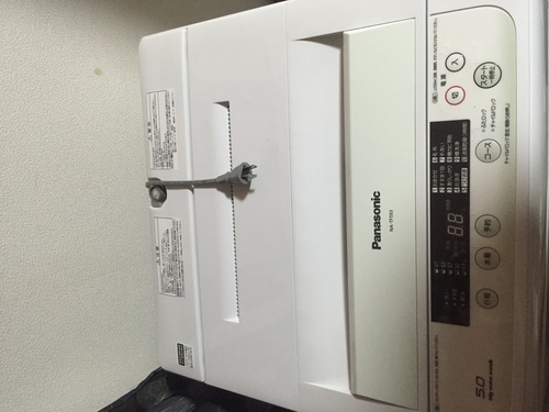 [美品2015年製造]２回使用のみ。ヤマダ電機オリジナルモデル全自動洗濯機　（洗濯5.0kg）
