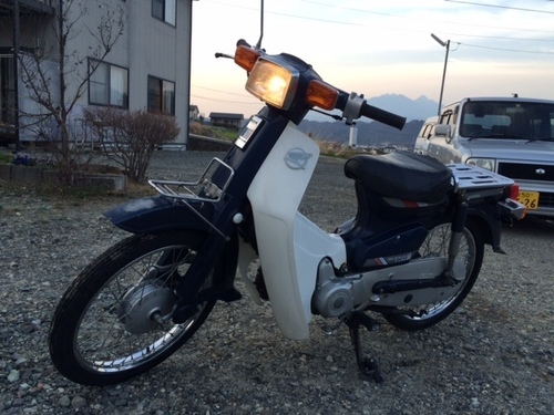 ホンダ　スーパーカブC50　カスタム　4速　セル付　３９２９９ｋｍ 　エンジン好調 実働車