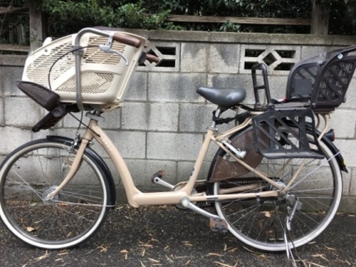 値下げしました】ブリジストン　子供乗せ自転車