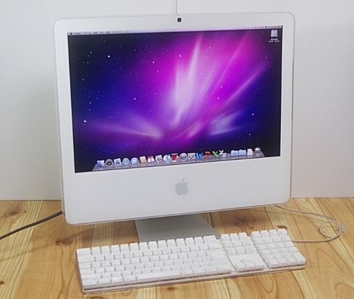 【HDD640GB】iMac 20インチ Core2Duo/2GB/Super Drive/無線LAN/BT●