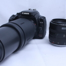 ★★★完売★★★　　お手軽入門の一眼レフ★CANON EOS KISS DIGITAL X ダブルレンズキット★