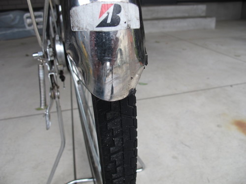 自転車・二年乗りました。ブリヂストン 型式スーパーメタル