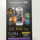 新品★ELECOM iPhone6 6s GLASS-like