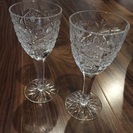 ボヘミアンガラスのワイングラス