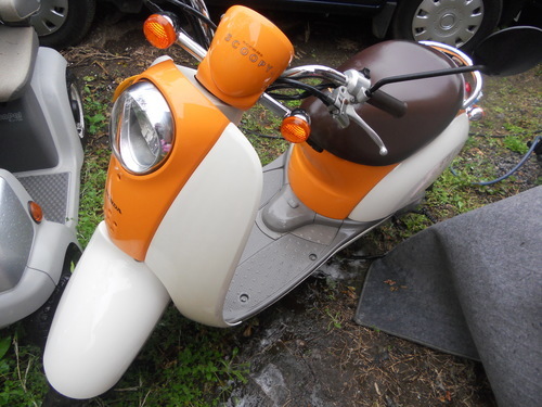 【成約済みです有難う御座いました】ホンダスクーピー５０ｃｃ中古オレンジ