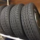 【値下げしました】☆新品夏タイヤとホイル4本セット☆ブリジストンRD-613STEEL☆195/70R15☆キャンピングカーカムロード用