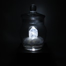 【終了】天然水晶 クオーツ 鉱物標本調 LED ランプ ライト ...