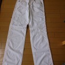 【ブランド】パンツ　ホワイト(サイズ160)