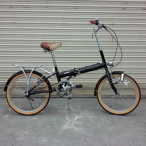 美品☆中古車/折りたたみ自転車/20インチ/ブラウン