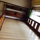 宮付き中古2段ベッド 美品で頑丈