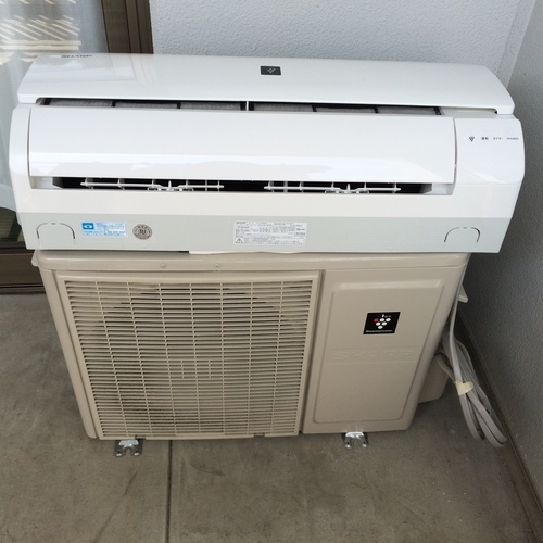 シャープ SHARP AY-E28SD [高濃度プラズマクラスター7000搭載エアコン （10畳・100V対応） ホワイト系 E-SDシリーズ]