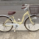 24インチ☆アイボリー可愛い自転車