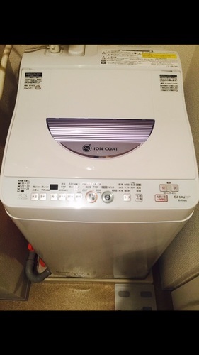 シャープ洗濯機  乾燥機付き 5.5L (SHARP ES TG55l)