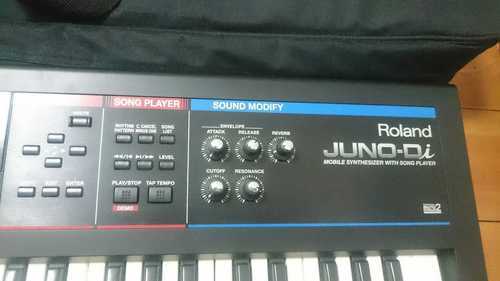 美品 Roland ローランド モバイルシンセサイザー JUNO-Di 取説付