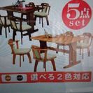 【取引中】ダイニングテーブル5点セット テーブルと椅子4客