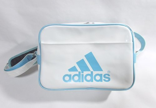 取引完了 Adidasエナメルバッグ 中古 白 水色 モブ 都島のバッグ ショルダーバッグ の中古あげます 譲ります ジモティーで不用品の処分