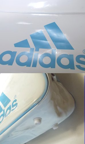 取引完了 Adidasエナメルバッグ 中古 白 水色 モブ 都島のバッグ ショルダーバッグ の中古あげます 譲ります ジモティーで不用品の処分