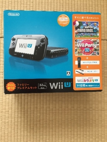 WiiU ファミリープレミアムセット プラスソフト2本！！