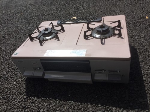 ☆ハーマン ガステーブル/ガスコンロ LG2255L 都市ガス 12年製 