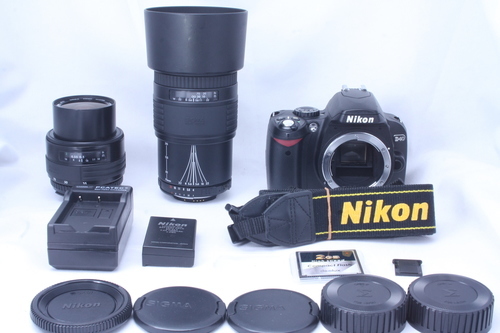 ★★★完売★★★　　GWにお勧め★極上品 Nikon ニコン D40 超望遠 Ｗズームレンズ