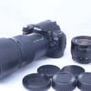 ★★★完売★★★　　GWにお勧め★極上品 Nikon ニコン D40 超望遠 Ｗズームレンズ