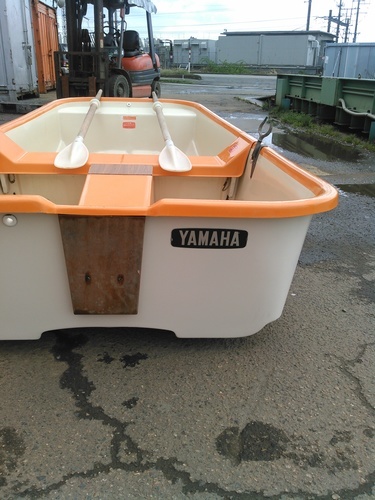 売り切り新発田市ヤマハTRY-10A2分割FRPボート2人乗り上物取りに来れる方現物確認できる方 (ヤマグチ) 加治のマリンスポーツの中古あげ