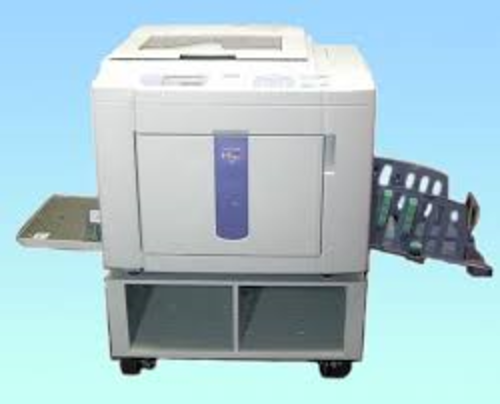 リソグラフ印刷機　2色刷り