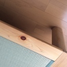 引き取り限定 家具の里 ダブルベッド ヒノキの畳ベッド