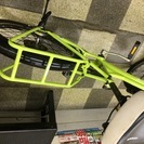 [2973]RENAULT ルノー　ミニベロ　小径車　20インチ　6段変速　LEDオートライト　ライトグリーン