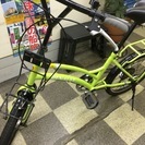 [2973]RENAULT ルノー　ミニベロ　小径車　20インチ　6段変速　LEDオートライト　ライトグリーン