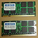ノートパソコン用メモリ I-O DATA SDX533-1GX2...