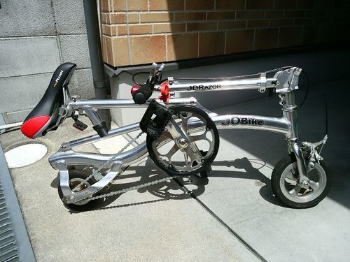 美品 JD RAZOR社製 JD Bike 折りたたみ自転車 付属品充実】JD RAZOR アルミ