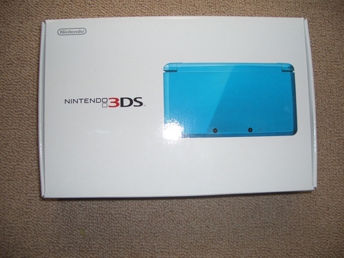 新品　任天堂3DS（ライトブルー）値下げしました。