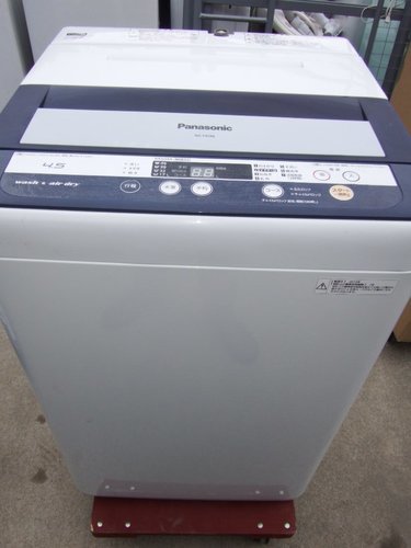 【パナソニック】洗濯機 4.5kg NA-F45B6 2013年