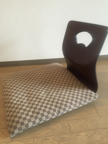 ニトリ 木製和風座椅子 座布団 Girasole 小野の家具の中古あげます 譲ります ジモティーで不用品の処分
