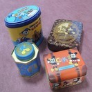 ディズニー 菓子 空き缶 4個