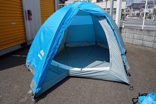 終了】mizuno ミズノ テント ドーム/二層式/前室有/4人用/コンパクト