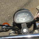 ホンダCL50フルサイズ原付バイク、黒 − 千葉県