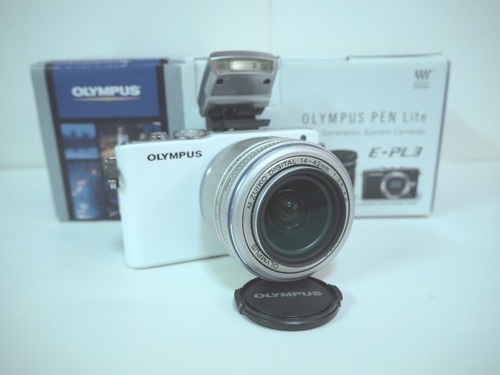 ☆超極上☆OLYMPUS オリンパス E-PL3 ホワイト レンズキット | pik