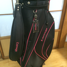 ゴルフバッグ 状態良い 黒×ピンク