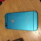 iphone6用　アルミバンパー　ブルー